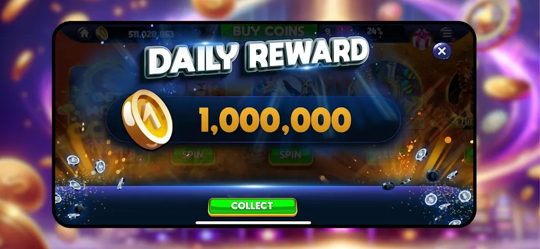 Majestic Slots: Slot Machine [MOD: безлимитные монеты и бесплатные вращения] последняя версия — скриншот 2