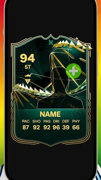 Скачать FC Card Creator [MOD: безлимитные монеты и все карты открыты] на телефон — скриншот 4