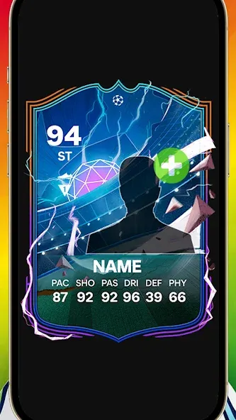 Скачать FC Card Creator [MOD: безлимитные монеты и все карты открыты] на телефон — скриншот 5