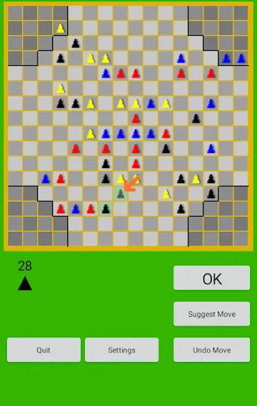 Взломанная Classic Halma [MOD: классические правила и простая игра] на Андроид — скриншот 4