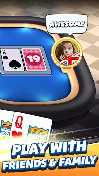 Скачать взлом Rummy Plus -Original Card Game [MOD: безлимитные монеты и подсказки] — скриншот 3