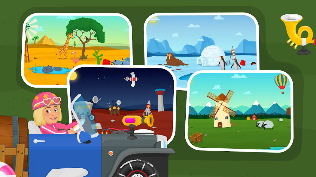 Racing car games for kids 2-5 [MOD: без рекламы и все машины открыты] (Бесплатно / APK) — скриншот 4