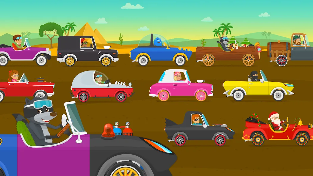 Racing car games for kids 2-5 [MOD: без рекламы и все машины открыты] (Бесплатно / APK) — скриншот 5