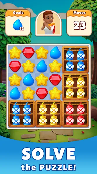 Скачать взлом Treasure Party: Puzzle Fun! [MOD: безлимитные подсказки и монеты] — скриншот 3