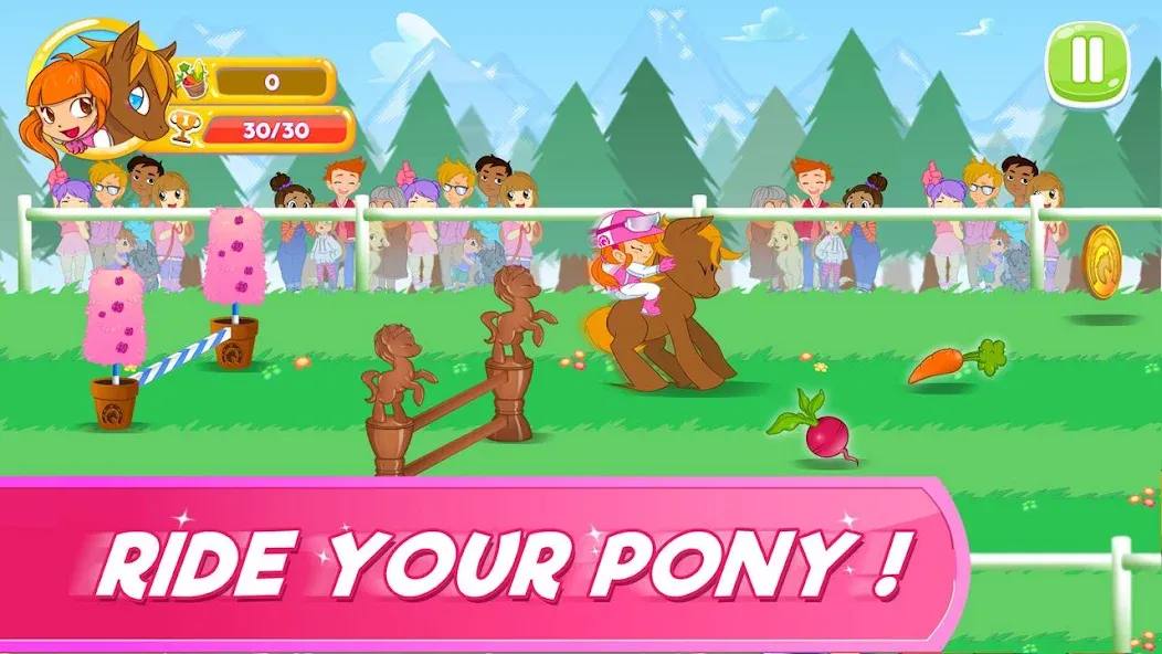 Pony Run : Magic Trails [MOD: много монет и все уровни] — Скачать бесплатно (APK) — скриншот 2