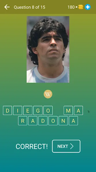 Взломанная Guess the Soccer Player: Quiz [MOD: открыты все игроки и подсказки] на Андроид — скриншот 2