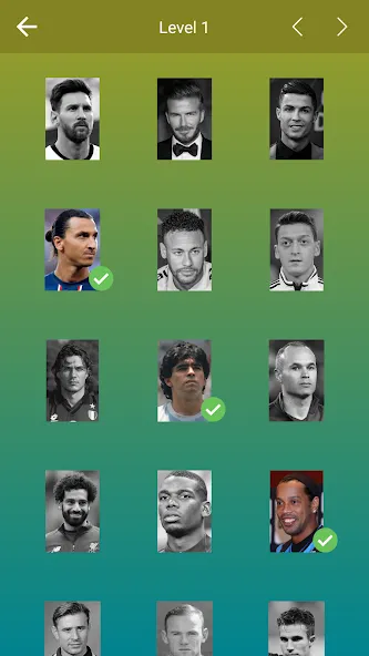 Взломанная Guess the Soccer Player: Quiz [MOD: открыты все игроки и подсказки] на Андроид — скриншот 3