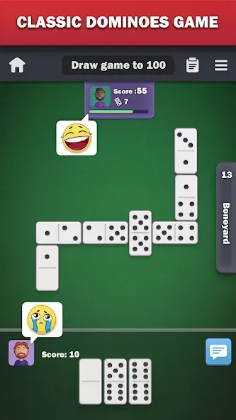 Dominoes online - play Domino! [MOD: без рекламы и все режимы] — Скачать бесплатно (APK) — скриншот 1