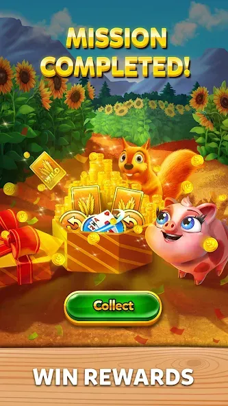 Скачать взлом Solitaire Grand Harvest [MOD: безлимитные монеты и бонусы] — скриншот 5