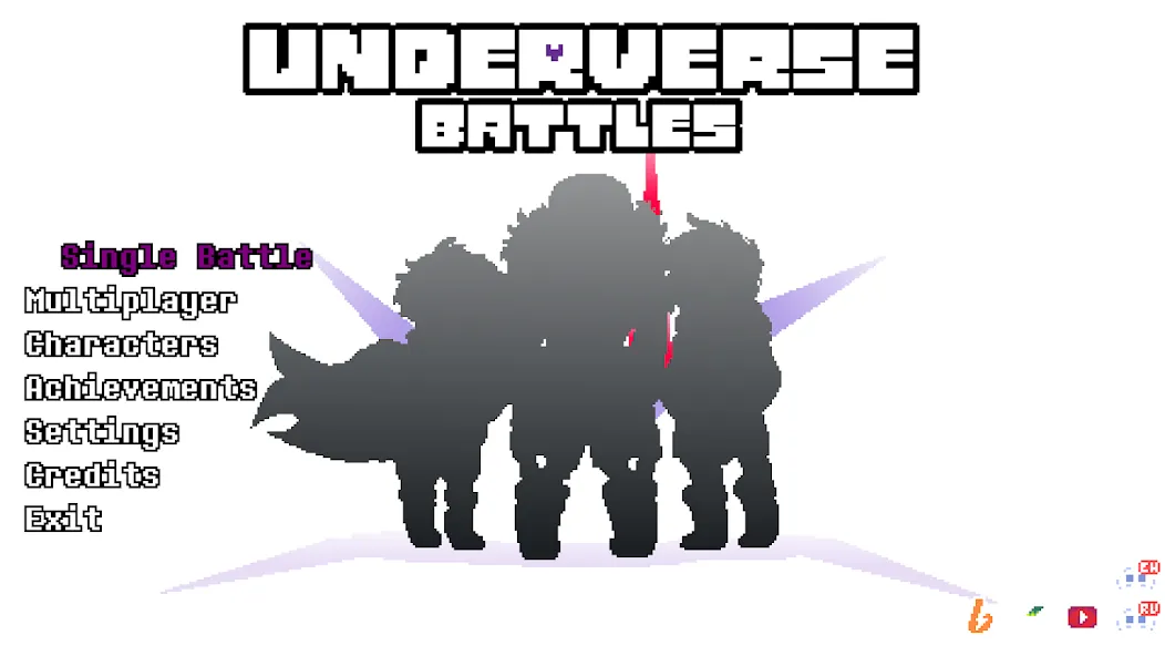 Скачать Underverse Battles [MOD: безлимитные деньги и усиленные герои] — скриншот 1
