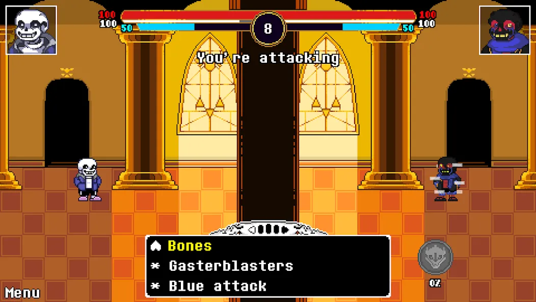Скачать Underverse Battles [MOD: безлимитные деньги и усиленные герои] — скриншот 3