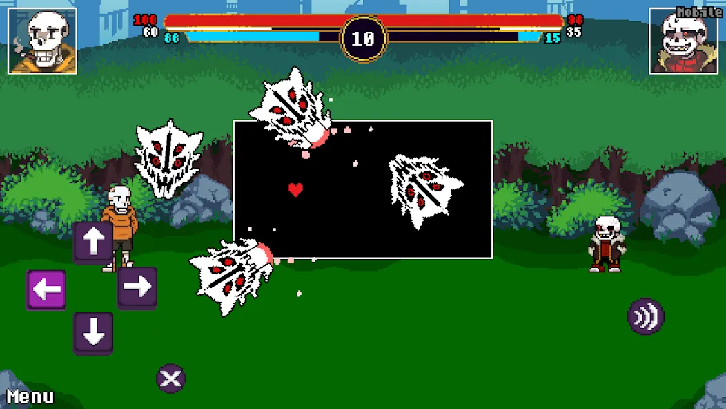 Скачать Underverse Battles [MOD: безлимитные деньги и усиленные герои] — скриншот 4