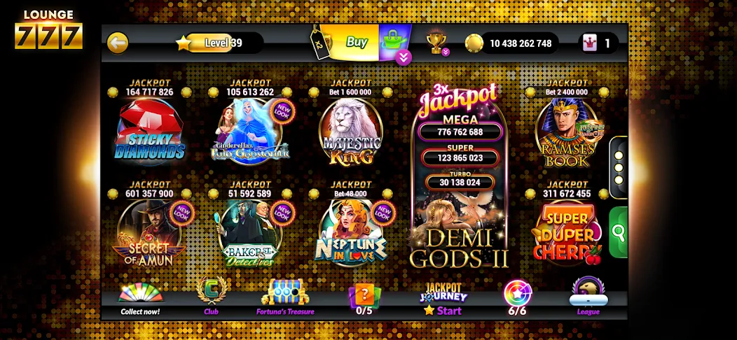 Скачать Lounge777 - Online Casino [MOD: безлимитные монеты и бонусы] — скриншот 1