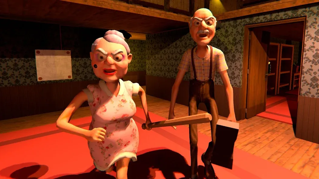 Grandpa And Granny Home Escape [MOD: безлимитные монеты и открыты все уровни] (Бесплатно / APK) — скриншот 2