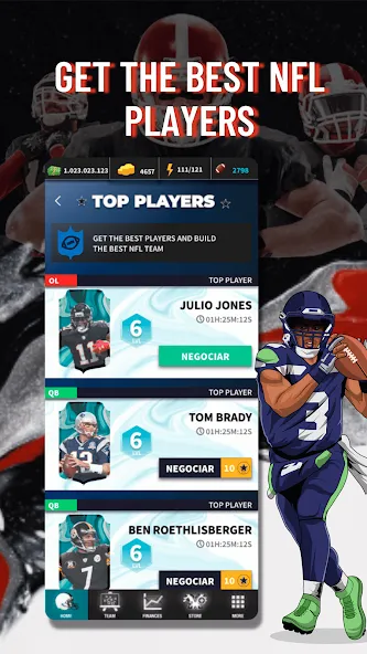 Fantasy Football Bowl Manager [MOD: безлимитные деньги и ресурсы] (Бесплатно / APK) — скриншот 3