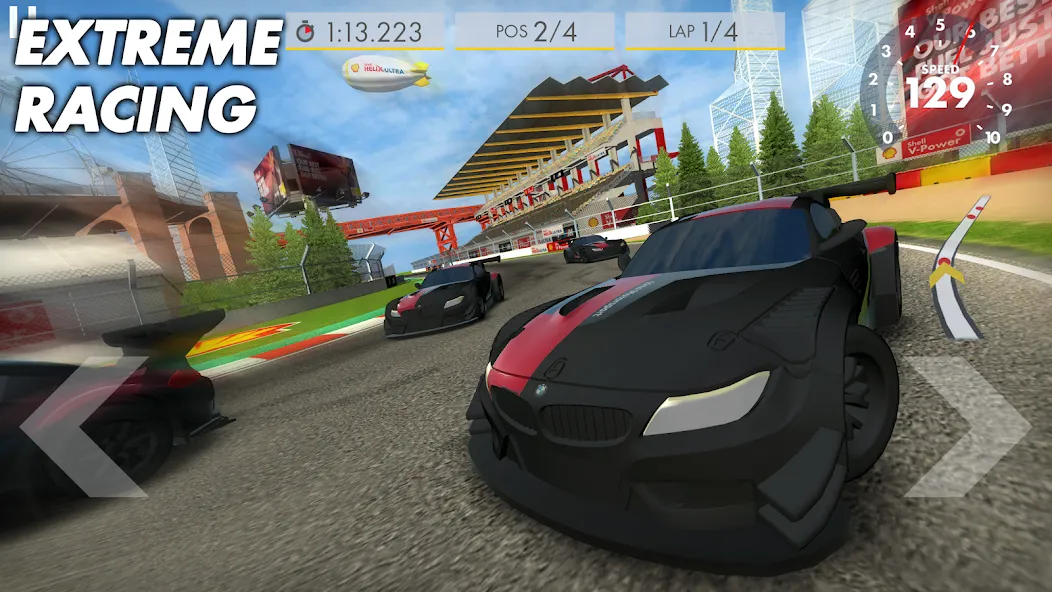 Скачать Shell Racing [MOD: быстрые машины и много монет] на телефон — скриншот 1