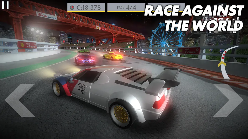 Скачать Shell Racing [MOD: быстрые машины и много монет] на телефон — скриншот 2