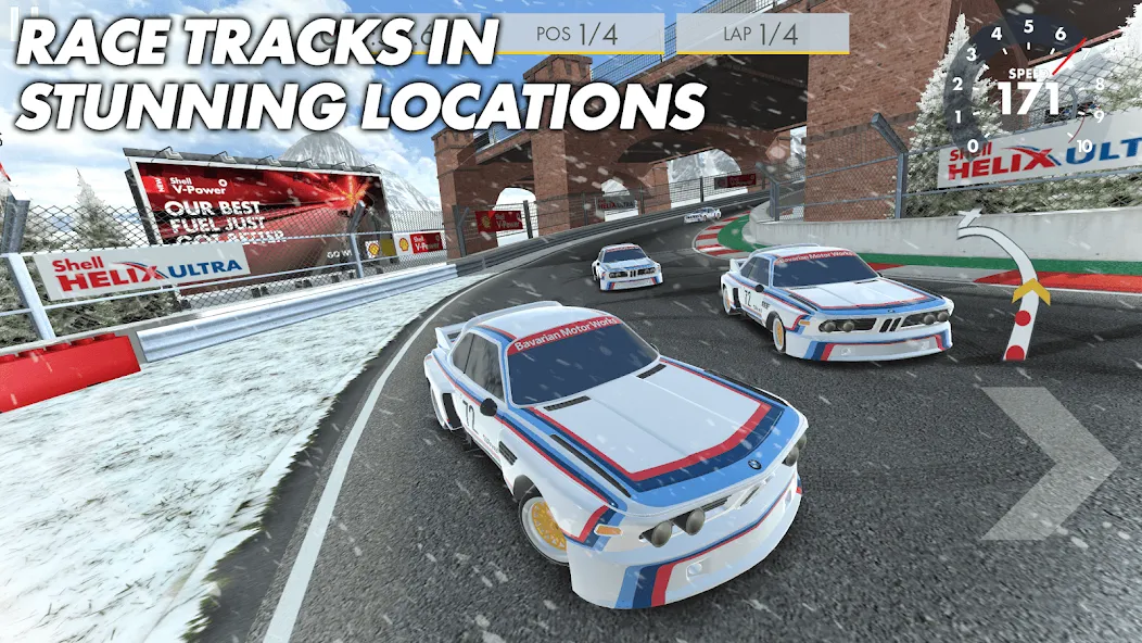 Скачать Shell Racing [MOD: быстрые машины и много монет] на телефон — скриншот 3
