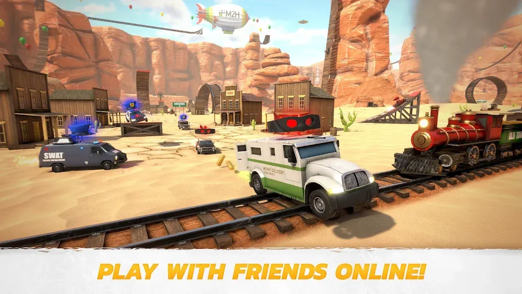 Crash Drive 3: Car Stunting [MOD: безлимитные деньги и все автомобили] (Бесплатно / APK) — скриншот 1