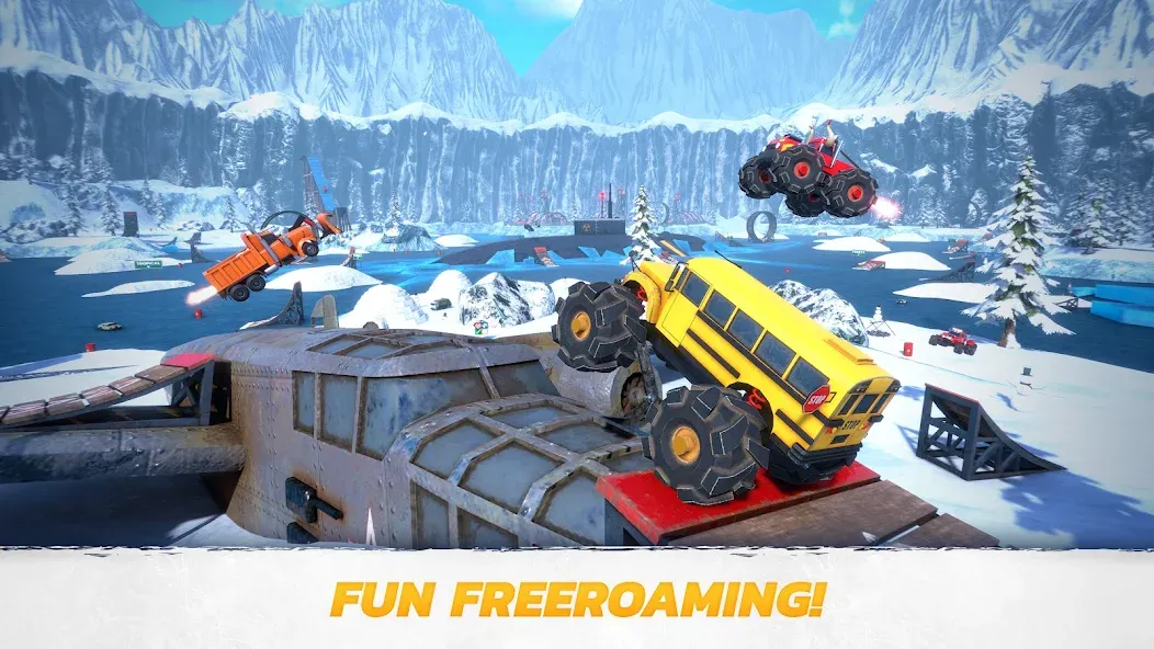 Crash Drive 3: Car Stunting [MOD: безлимитные деньги и все автомобили] (Бесплатно / APK) — скриншот 4