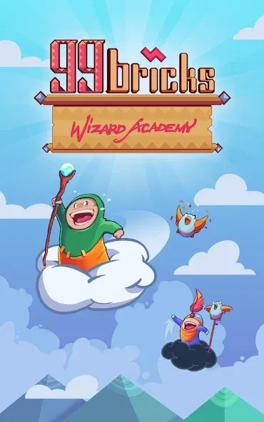 Взломанная 99 Bricks Wizard Academy [MOD: безлимитные монеты и все уровни] на Андроид — скриншот 1