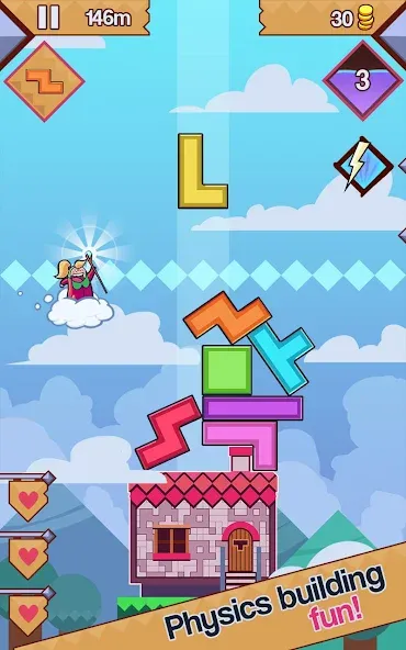 Взломанная 99 Bricks Wizard Academy [MOD: безлимитные монеты и все уровни] на Андроид — скриншот 2