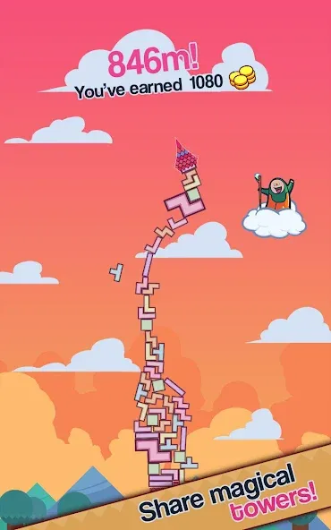 Взломанная 99 Bricks Wizard Academy [MOD: безлимитные монеты и все уровни] на Андроид — скриншот 4