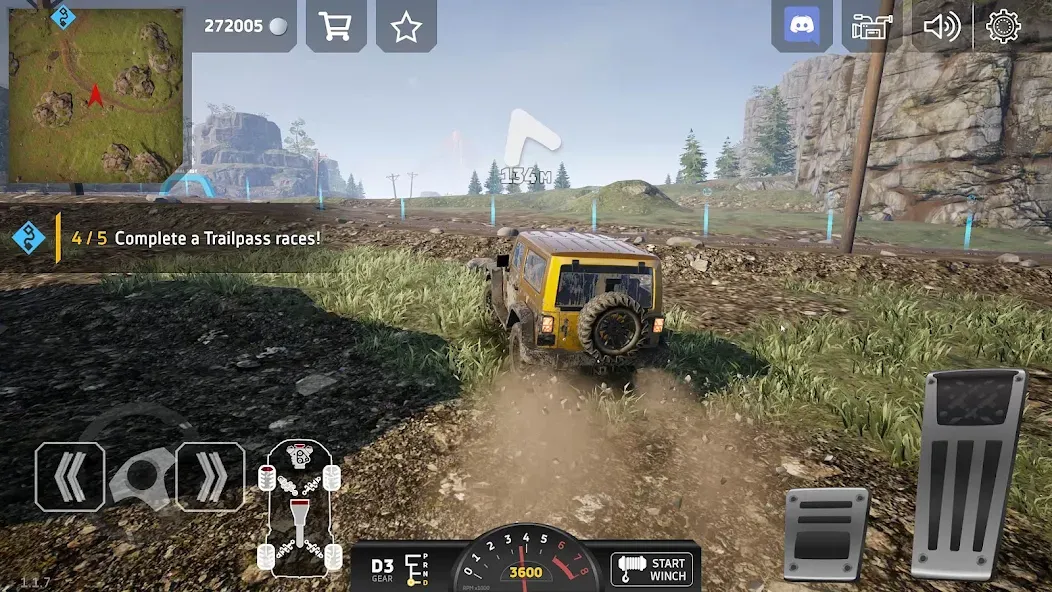 Off Road 4x4 Driving Simulator [MOD: безлимитные деньги и топливо] (Бесплатно / APK) — скриншот 2