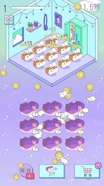 Purrfect Cats [MOD: много монет и редкие коты] (Бесплатно / APK) — скриншот 2