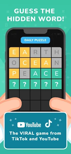 Wordly Yoga: Daily & Unlimited [MOD: безлимитные подсказки и открыты все уровни] — Скачать бесплатно (APK) — скриншот 1