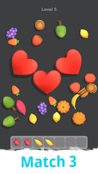 Скачать Match Tile 3D - Calm Matching [MOD: без рекламы и много монет] — скриншот 1