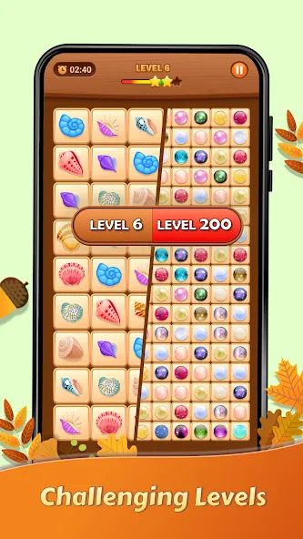 Скачать взлом Onet Puzzle - Tile Match Game [MOD: без рекламы и все уровни открыты] — скриншот 5