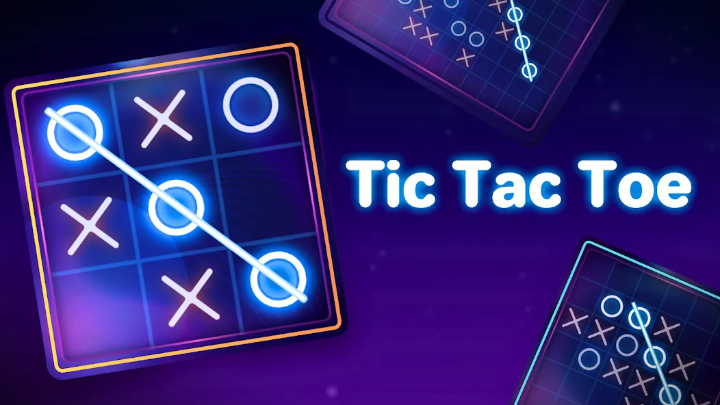 Tic Tac Toe 2 Player: XO Game [MOD: игра для двух игроков без рекламы] — Скачать бесплатно (APK) — скриншот 1