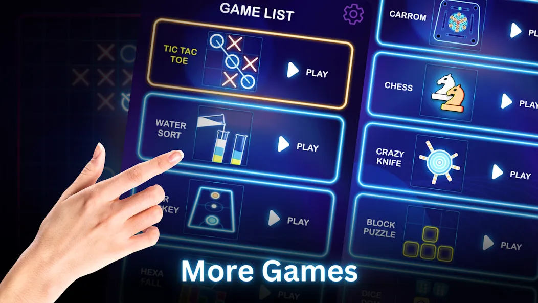 Tic Tac Toe 2 Player: XO Game [MOD: игра для двух игроков без рекламы] — Скачать бесплатно (APK) — скриншот 3