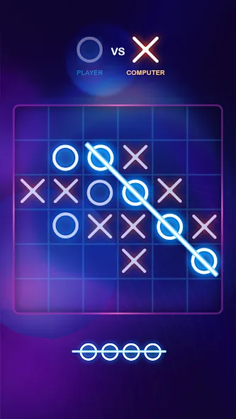 Tic Tac Toe 2 Player: XO Game [MOD: игра для двух игроков без рекламы] — Скачать бесплатно (APK) — скриншот 5