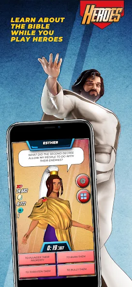 Bible Trivia Game: Heroes [MOD: открыты все вопросы и подсказки] последняя версия — скриншот 2