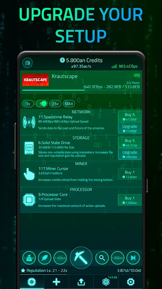 Скачать Upload Simulator [MOD: безлимитные ресурсы и ускоренная загрузка] на телефон — скриншот 2
