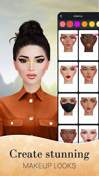 Скачать взлом Fashion Nation: Style & Fame [MOD: безлимитные деньги и все наряды] — скриншот 2