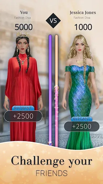 Скачать взлом Fashion Nation: Style & Fame [MOD: безлимитные деньги и все наряды] — скриншот 3