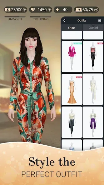 Скачать взлом Fashion Nation: Style & Fame [MOD: безлимитные деньги и все наряды] — скриншот 4