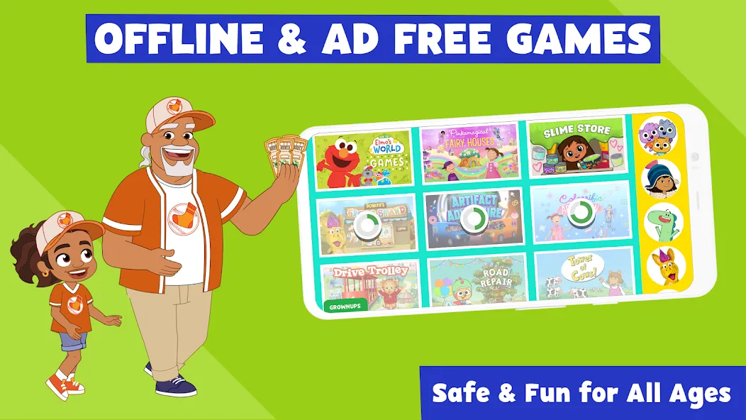 Скачать PBS KIDS Games [MOD: открыты все игры и уровни] на телефон — скриншот 2