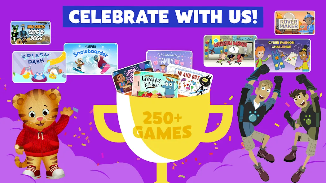 Скачать PBS KIDS Games [MOD: открыты все игры и уровни] на телефон — скриншот 4