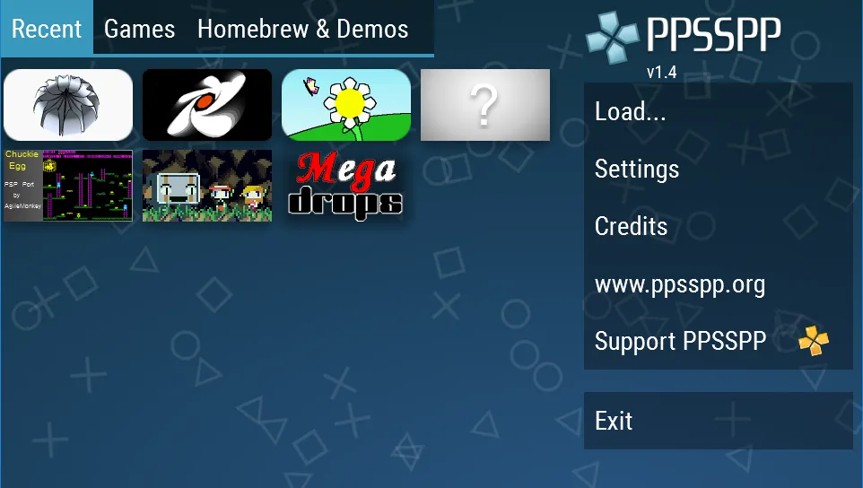 Скачать PPSSPP - PSP emulator [MOD: улучшенная совместимость и скорость] — скриншот 1