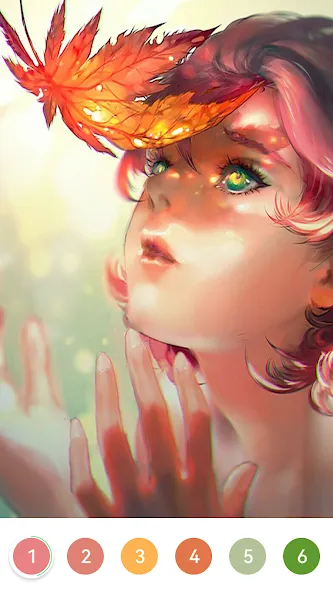 Взломанная Girls Paint by Number Coloring [MOD: без рекламы и все картинки открыты] на Андроид — скриншот 2