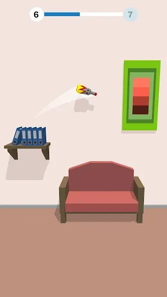 Bottle Flip 3D — Tap & Jump [MOD: все уровни и без рекламы] (Бесплатно / APK) — скриншот 4