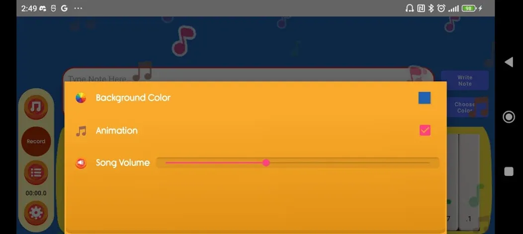 Скачать взлом Virtual Melodica [MOD: неограниченные мелодии и доступ ко всем песням] — скриншот 2