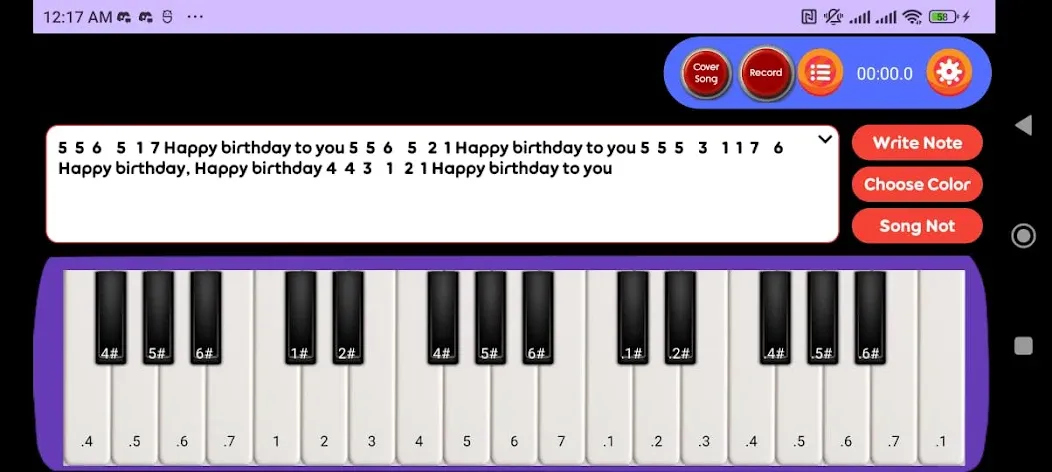 Скачать взлом Virtual Melodica [MOD: неограниченные мелодии и доступ ко всем песням] — скриншот 4