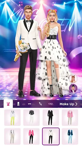 Взломанная College Dress Up for Girls [MOD: открыты все наряды и аксессуары] на Андроид — скриншот 3