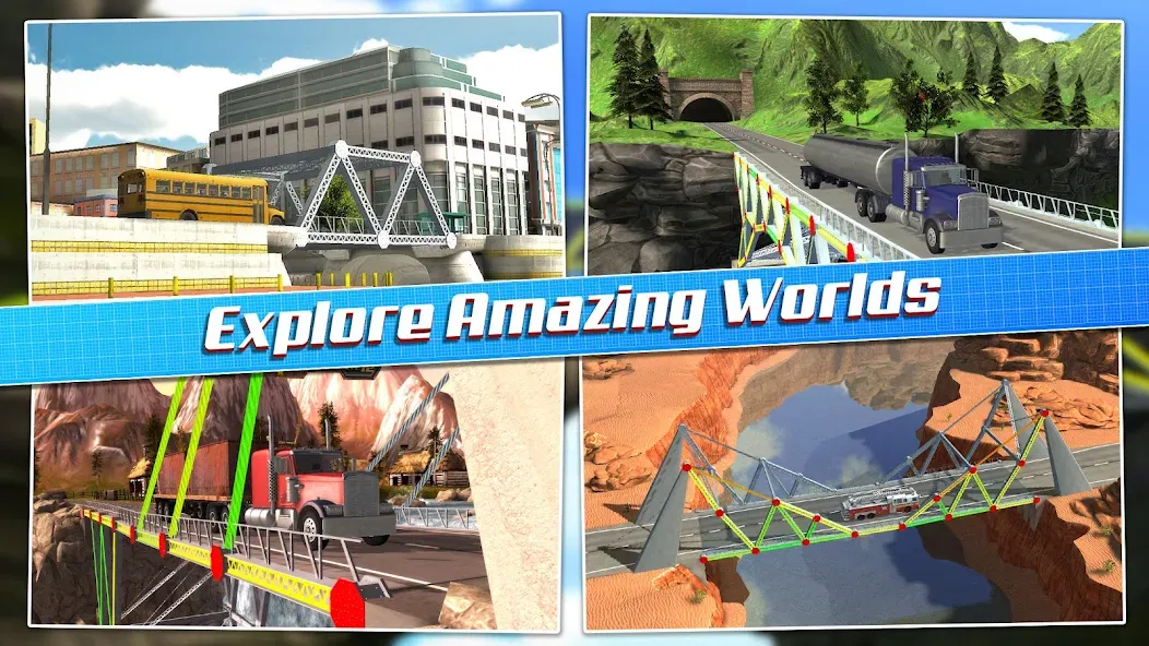 Bridge Construction Simulator [MOD: безлимитные деньги и все уровни открыты] (Бесплатно / APK) — скриншот 5
