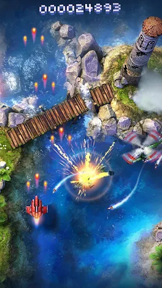 Sky Force 2014 [MOD: безлимитные деньги и все самолёты] — Скачать бесплатно (APK) — скриншот 1